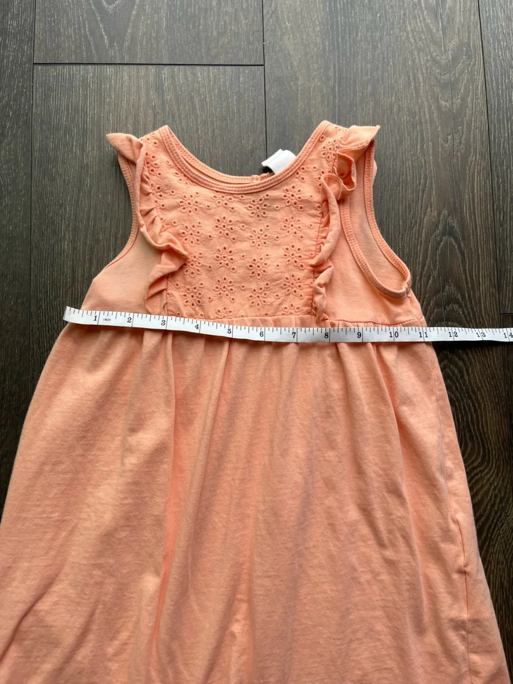H&M Ruffle Eyelet Dress